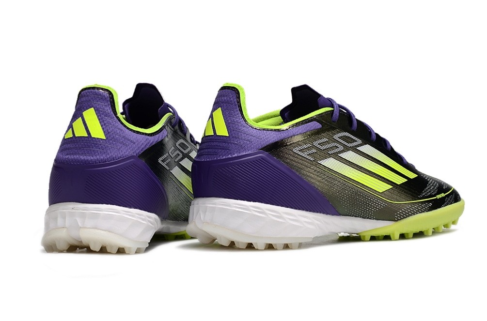 Adidas F50 Pro TF Turf Cleats Fast Reborn Pack - Purple/White/Lemon