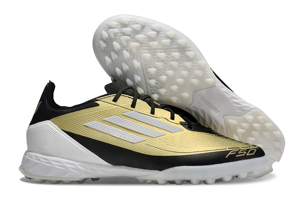 Adidas F50 Pro TF Turf Messi Triunfo Dorado - Gold/White/Black