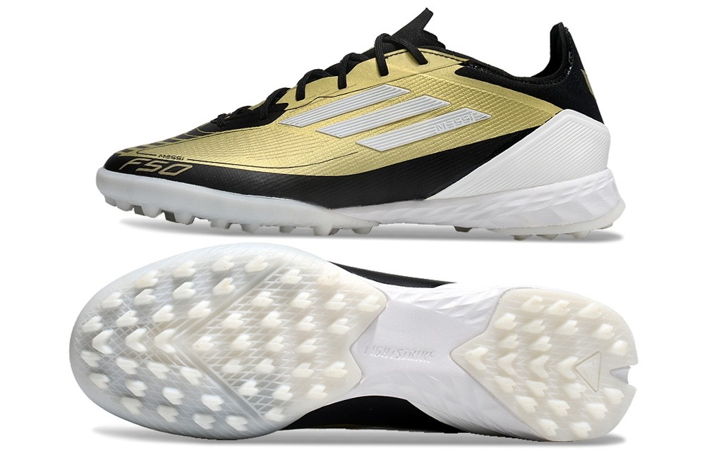 Adidas F50 Pro TF Turf Messi Triunfo Dorado - Gold/White/Black