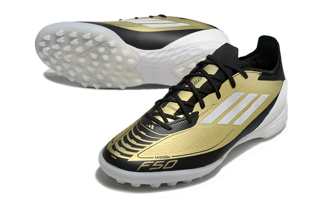 Adidas F50 Pro TF Turf Messi Triunfo Dorado - Gold/White/Black