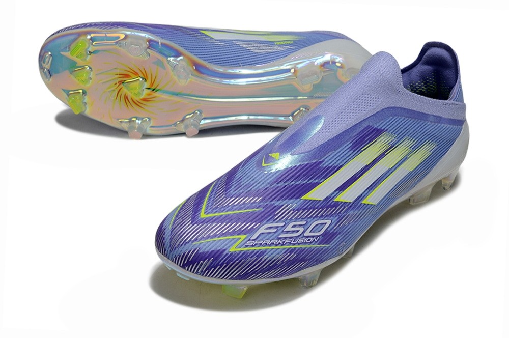 Adidas F50 Sparkfusion Elite Laceless FG - Purple Rush/White /Lucid Lemon