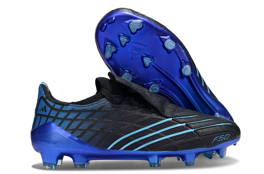 Adidas F50 Spider Remake Elite FG - Black/Blue Rush