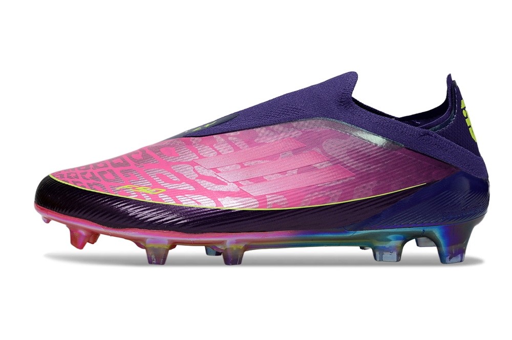 Adidas F50 Yamal LY Elite Laceless FG - Purple /Pink/Lucid Lemon