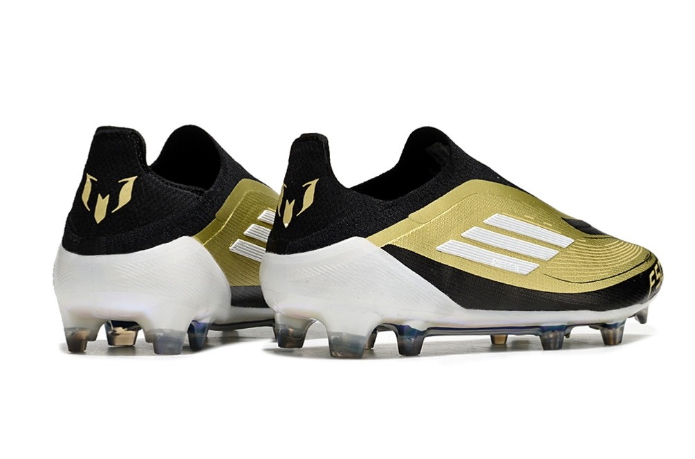 Adidas Messi F50 Triunfo Dorado Pack Elite Laceless FG - Gold/Black/White