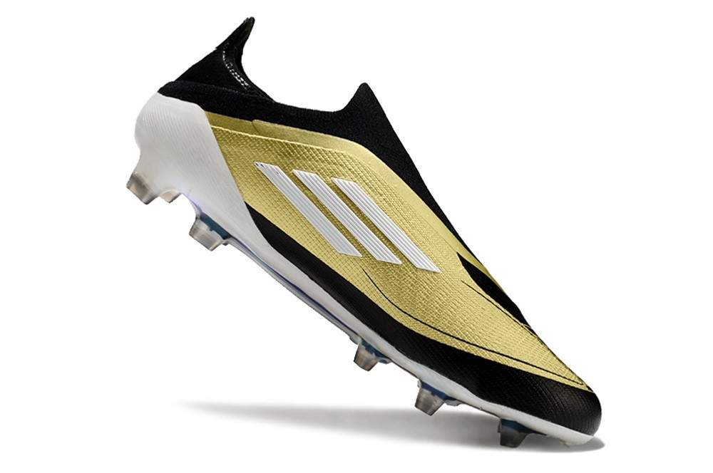 Adidas Messi F50 Triunfo Dorado Pack Elite Laceless FG - Gold/Black/White