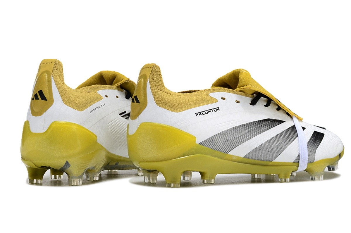 Adidas Predator 24 Absolute Elite Foldover Tongue FG - White/Black/Gold
