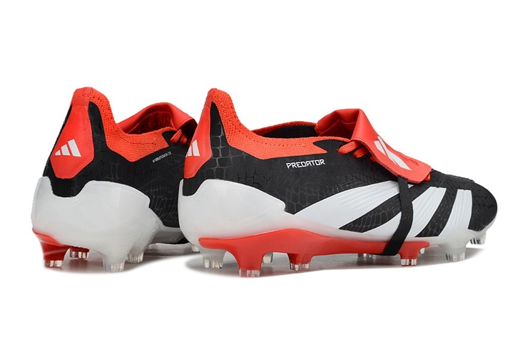 Adidas Predator 24 Accelerator Elite Foldover Tongue FG - Core Black/Red/White