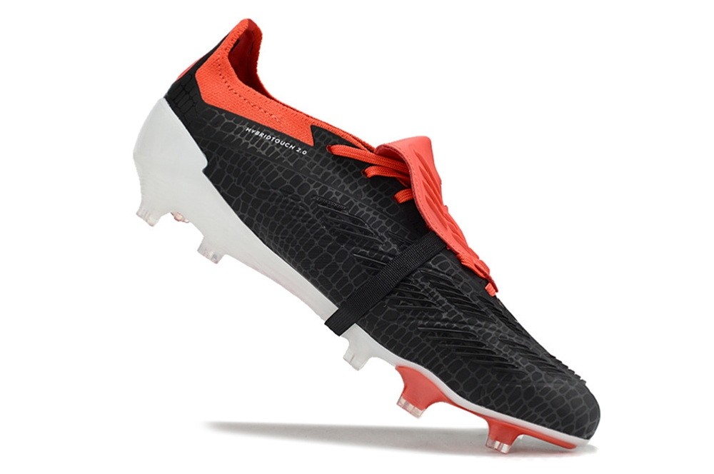 Adidas Predator 24 Accelerator Elite Foldover Tongue FG - Core Black/Red/White