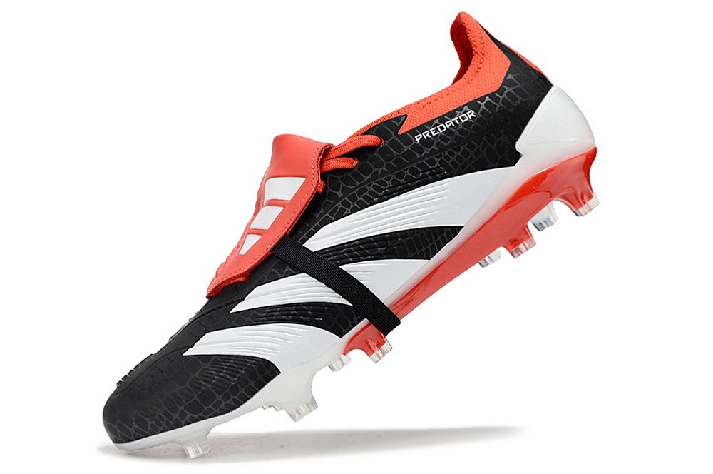 Adidas Predator 24 Accelerator Elite Foldover Tongue FG - Core Black/Red/White