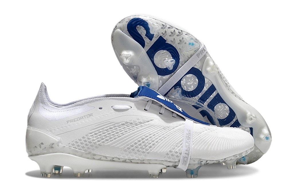Adidas Predator 24 Beckham Elite Foldover Tongue FG - White/Royal Blue