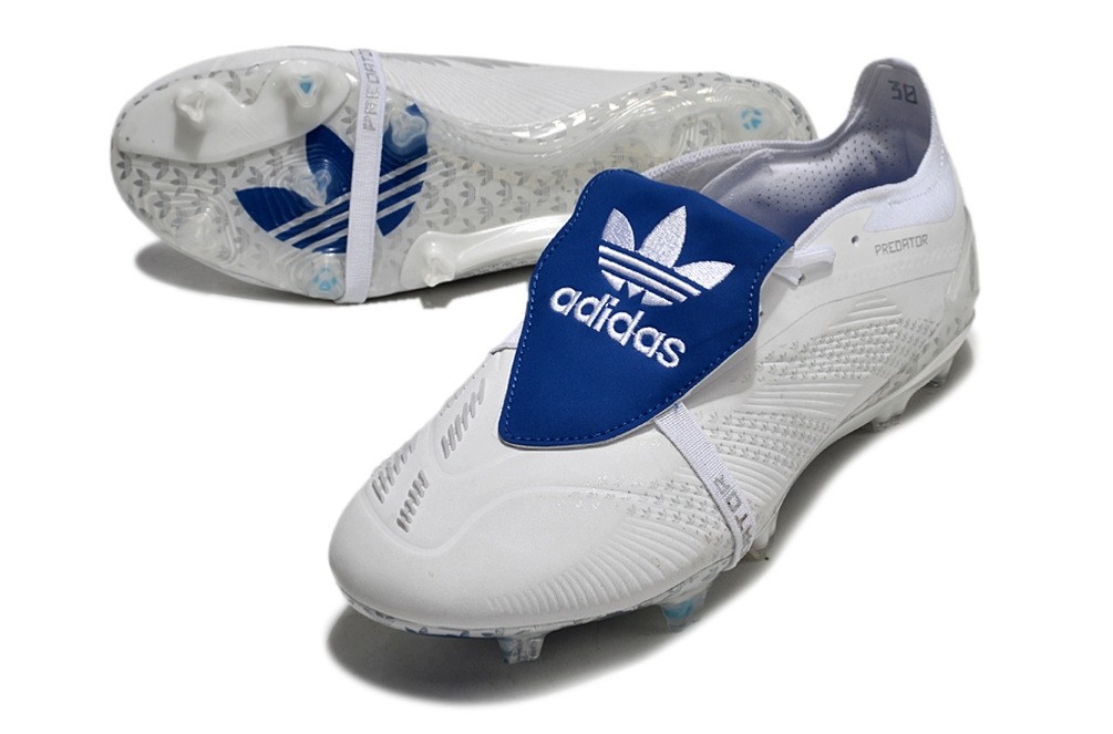 Adidas Predator 24 Beckham Elite Foldover Tongue FG - White/Royal Blue