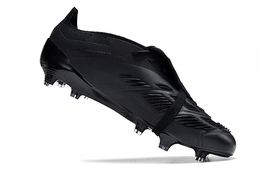 adidas Predator 24 Elite Foldover Tongue FG Blackout Pack - Black/Black