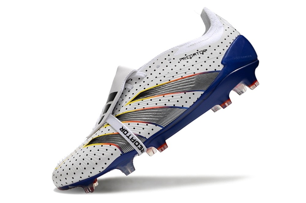 Adidas Predator 24 Euphoria Elite Foldover Tongue FG - White/Black/Blue