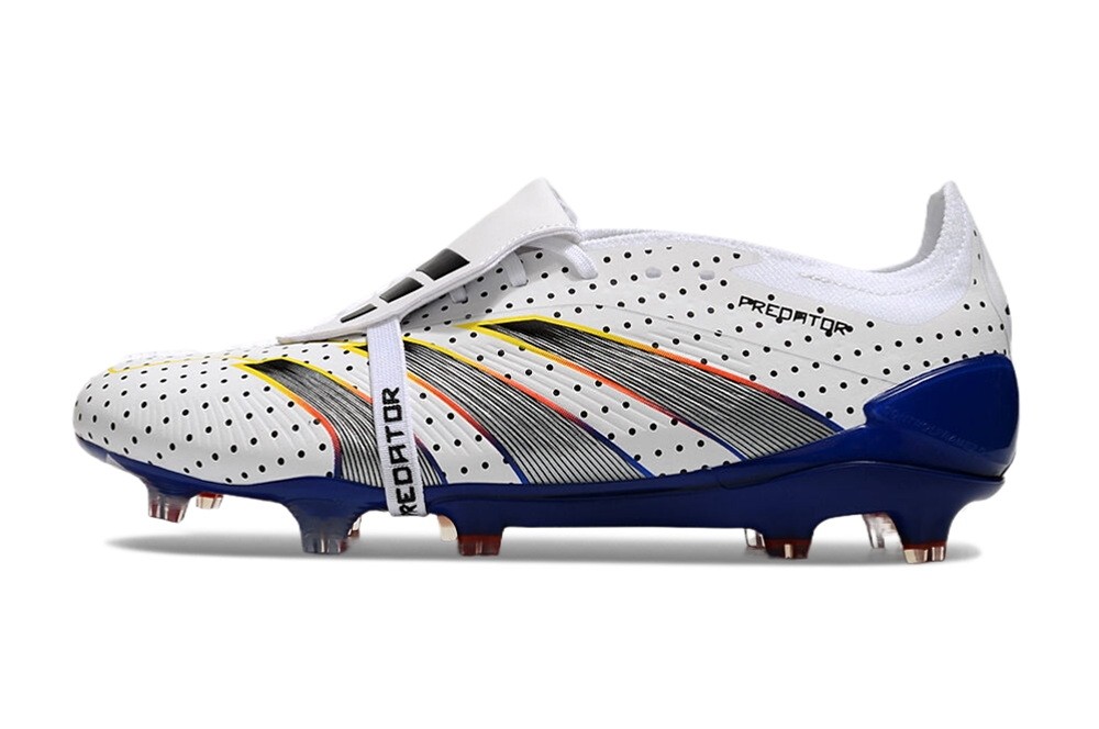Adidas Predator 24 Euphoria Elite Foldover Tongue FG - White/Black/Blue
