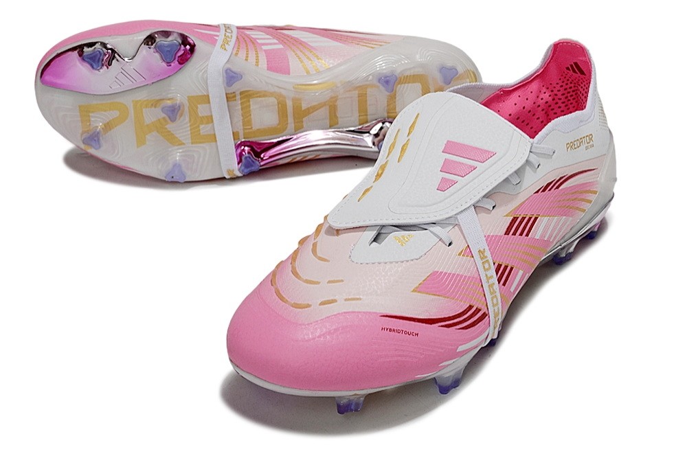 Adidas Predator 25 Elite FT Tongue FG - Lucid Pink/White/Gold
