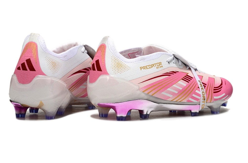 Adidas Predator 25 Elite FT Tongue FG - Lucid Pink/White/Gold