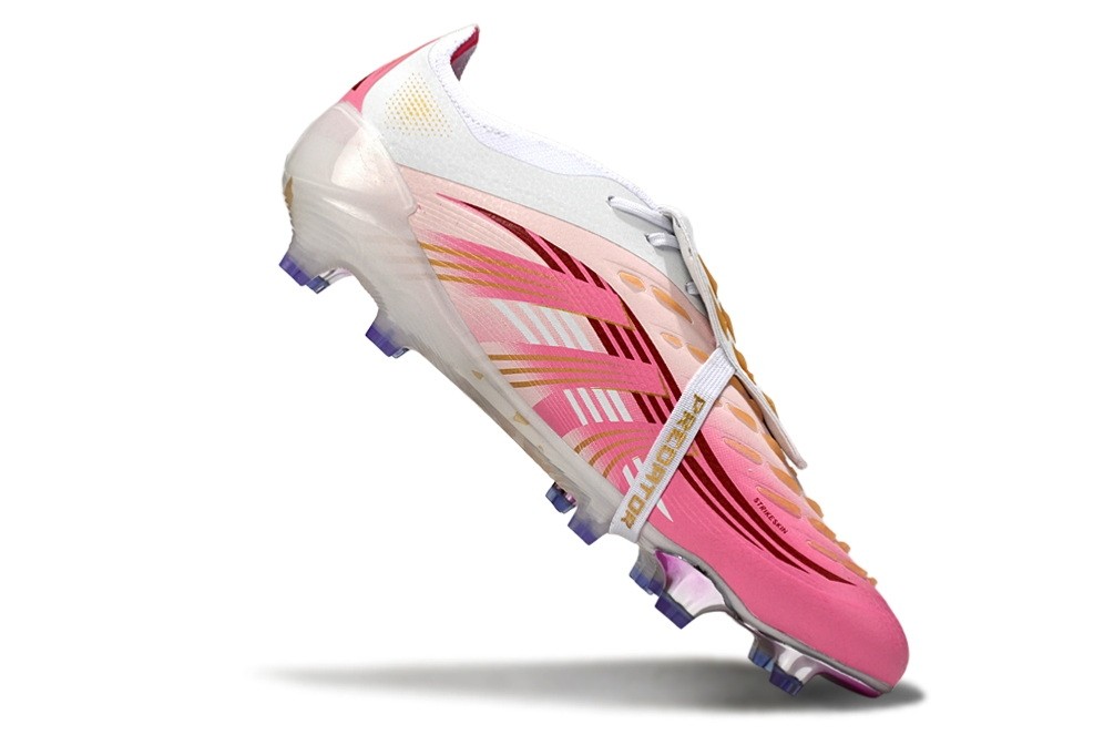 Adidas Predator 25 Elite FT Tongue FG - Lucid Pink/White/Gold
