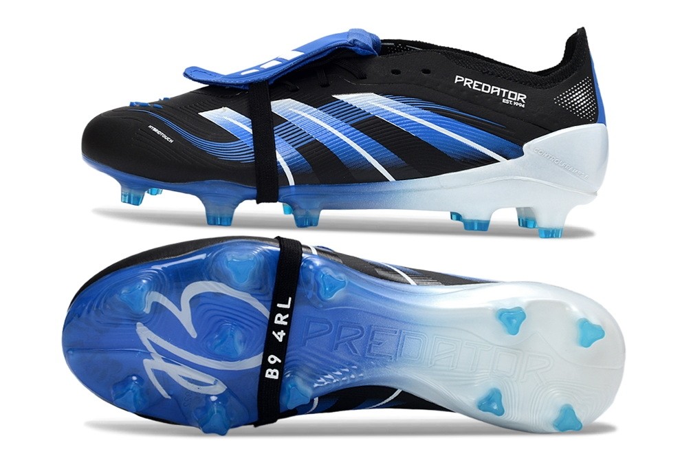 Adidas Predator Jude Bellingham Elite Tongue FG - Black/Glory Blue/White