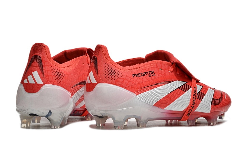 Adidas Predator 25 Pure Victory Pack Elite Tongue FG - Lucid Red/White/Black