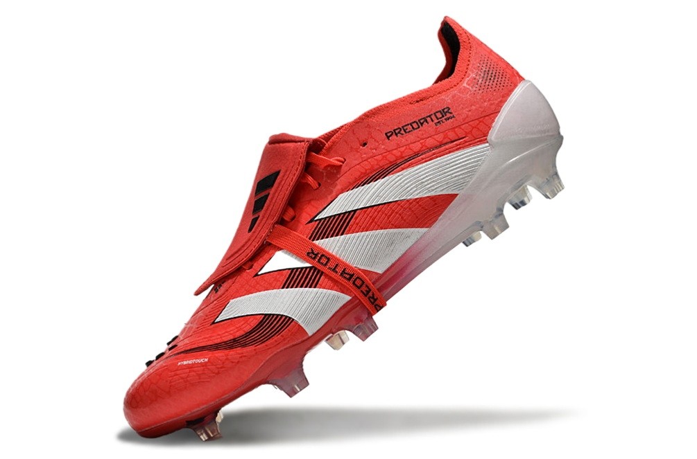 Adidas Predator 25 Pure Victory Pack Elite Tongue FG - Lucid Red/White/Black
