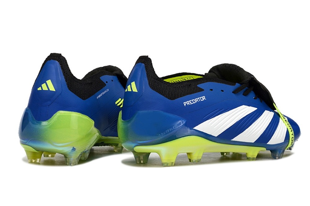 Adidas Predator Accelerator Elite Foldover Tongue FG Hyperlative - Blue/White/Lime