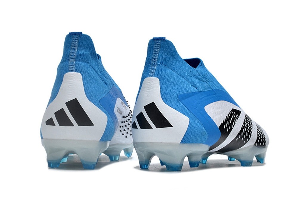 Adidas Predator Accuracy+ Laceless FG - Bue/White/Black