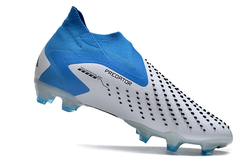 Adidas Predator Accuracy+ Laceless FG - Bue/White/Black