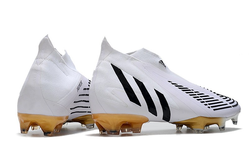 Adidas Predator Edge+ FG Al Hilm - White/Black/Metallic Gold
