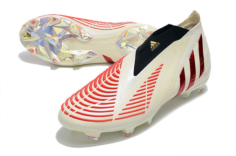 Adidas Predator Edge+ FG Showdown Euro Dream - White/Red/Gold