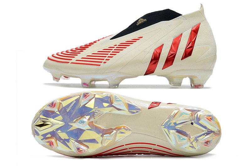 Adidas Predator Edge+ FG Showdown Euro Dream - White/Red/Gold