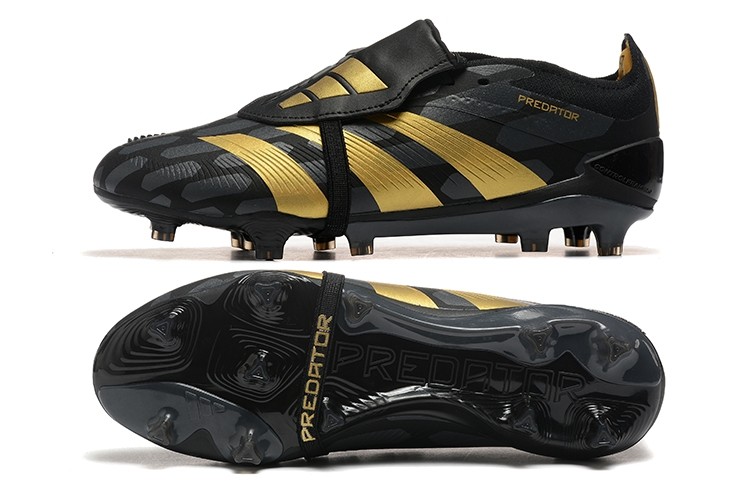 Adidas Predator Elite FG Foldover Tongue FG - Black/Gold Metallic