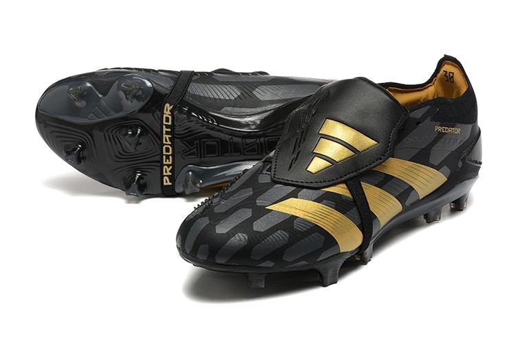 Adidas Predator Elite FG Foldover Tongue FG - Black/Gold Metallic