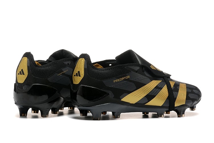 Adidas Predator Elite FG Foldover Tongue FG - Black/Gold Metallic