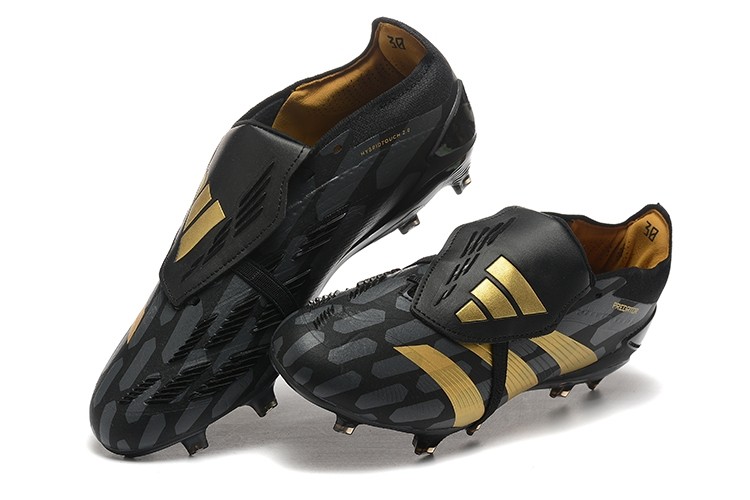 Adidas Predator Elite FG Foldover Tongue FG - Black/Gold Metallic