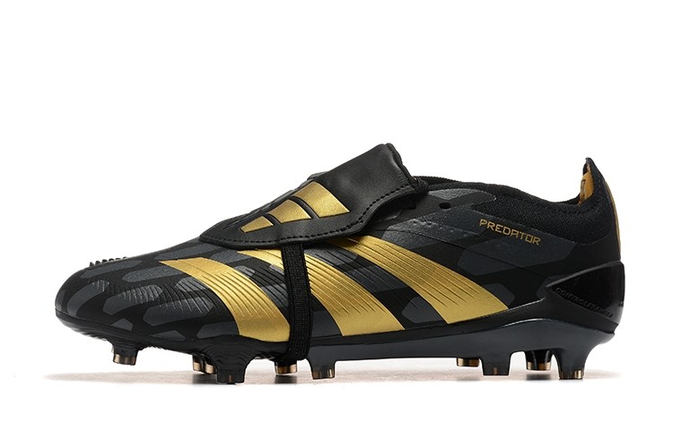 Adidas Predator Elite FG Foldover Tongue FG - Black/Gold Metallic