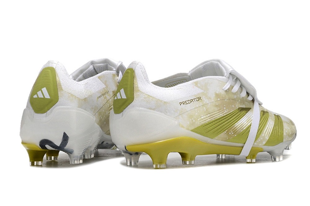 Adidas Predator Elite FG Foldover Tongue FG - Metallic Gold/White