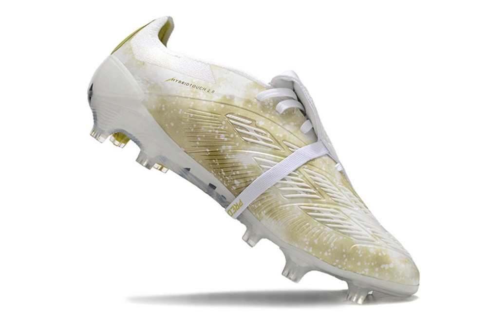 Adidas Predator Elite FG Foldover Tongue FG - Metallic Gold/White