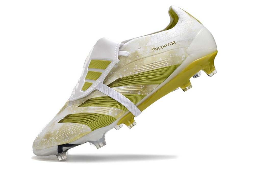 Adidas Predator Elite FG Foldover Tongue FG - Metallic Gold/White