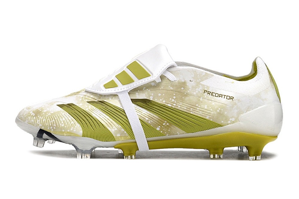 Adidas Predator Elite FG Foldover Tongue FG - Metallic Gold/White