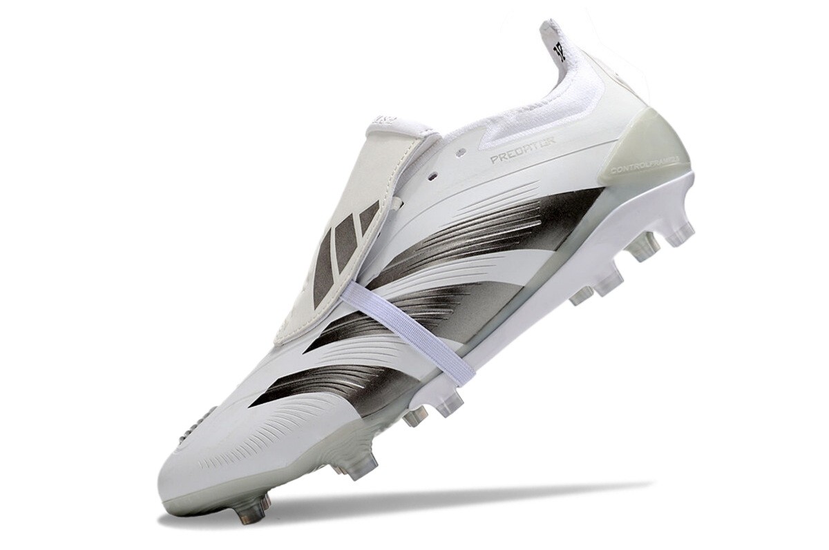 adidas Predator Elite Foldover Tongue FG Pearlized - Whiteout/Silver Metallic