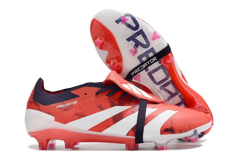 Adidas Predator Elite Foldover Tongue FG - Red/White/Black