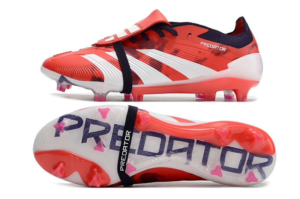 Adidas Predator Elite Foldover Tongue FG - Red/White/Black