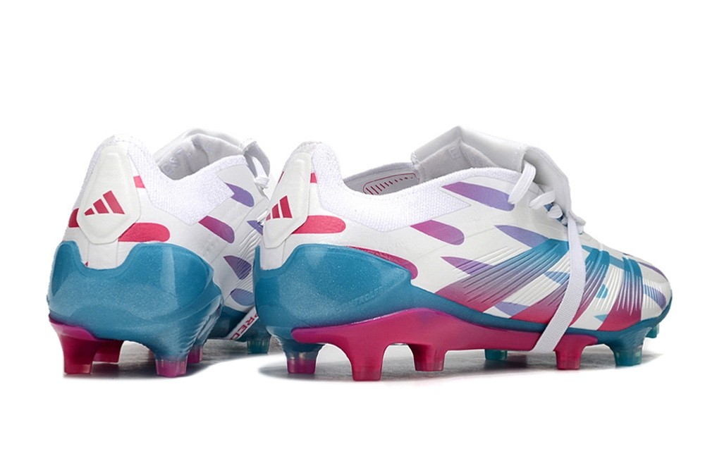 Adidas Predator Elite Foldover Tongue FG Reemergence - White/Pink/Solar Blue