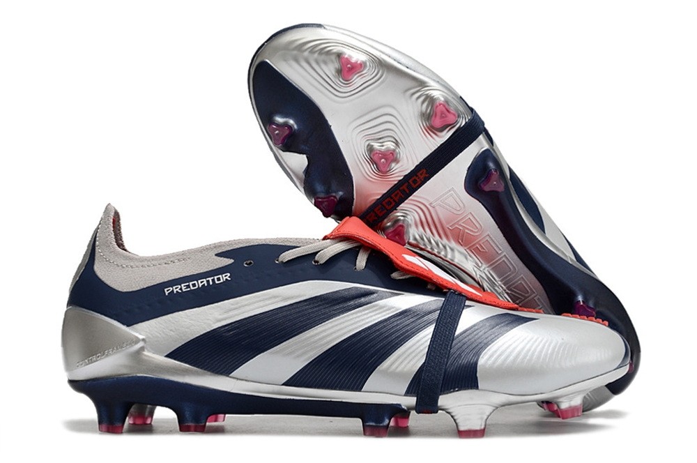 Adidas Predator Elite Foldover Tongue FG Roteiro - Tech Indigo/Vivid Red