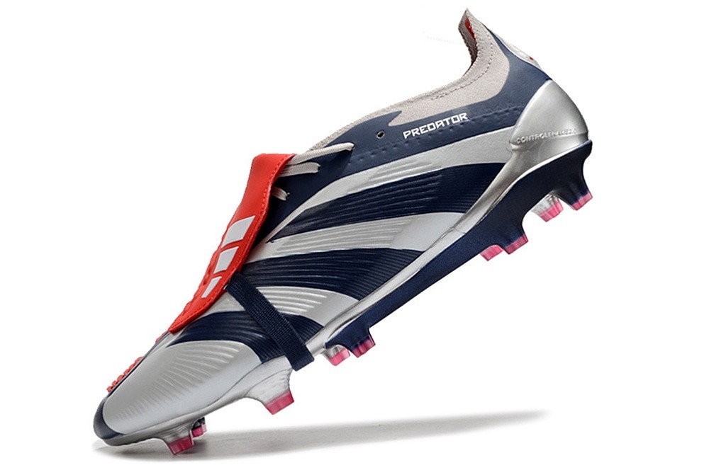 Adidas Predator Elite Foldover Tongue FG Roteiro - Tech Indigo/Vivid Red