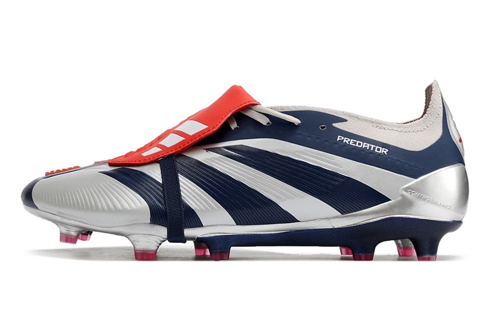 Adidas Predator Elite Foldover Tongue FG Roteiro - Tech Indigo/Vivid Red