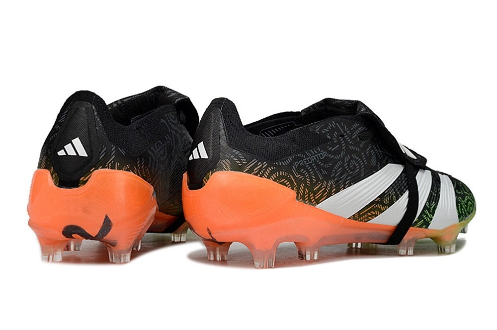 Adidas Predator Elite Foldover Tongue FG Vortex - Black/White/Green
