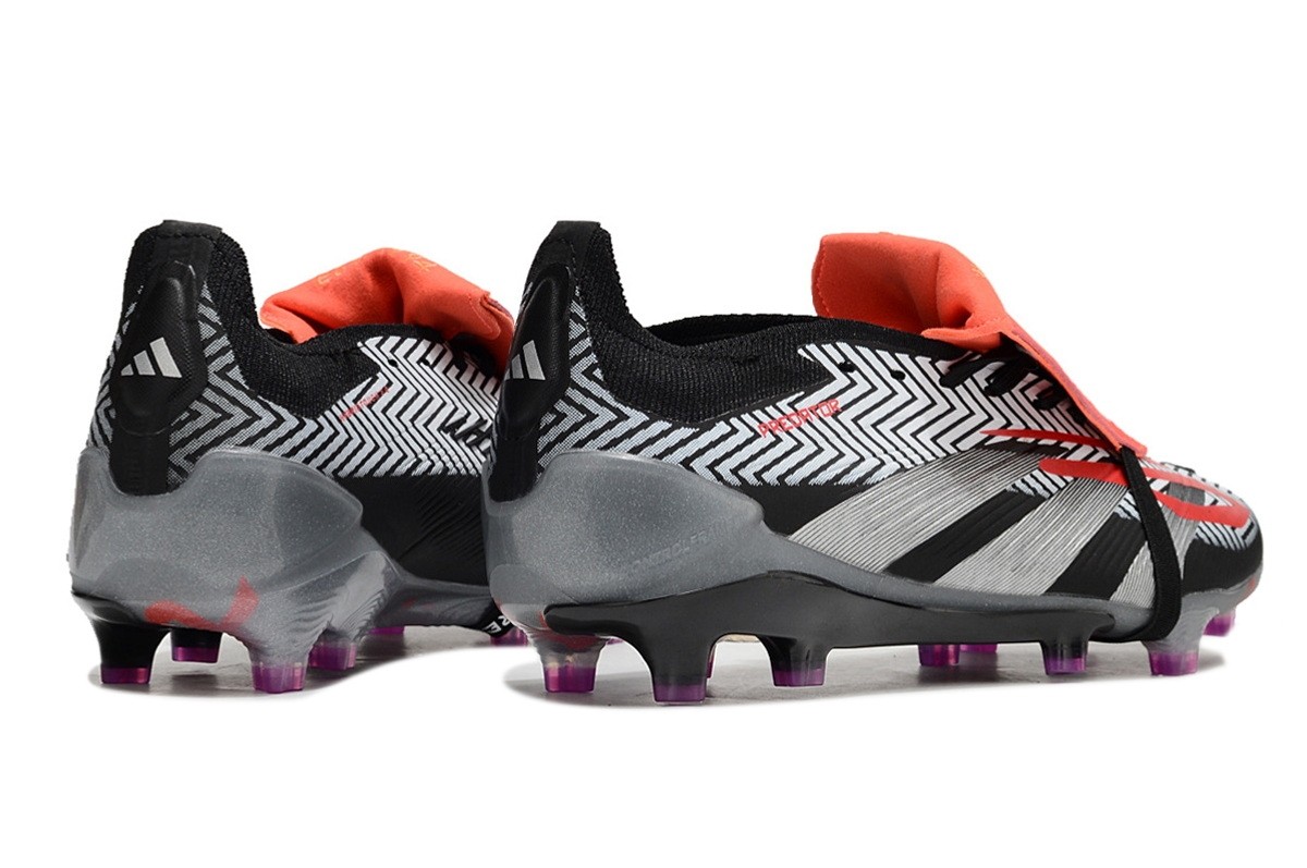 Adidas Predator Elite Foldover Tongue FG Zebra - Black/White/Red