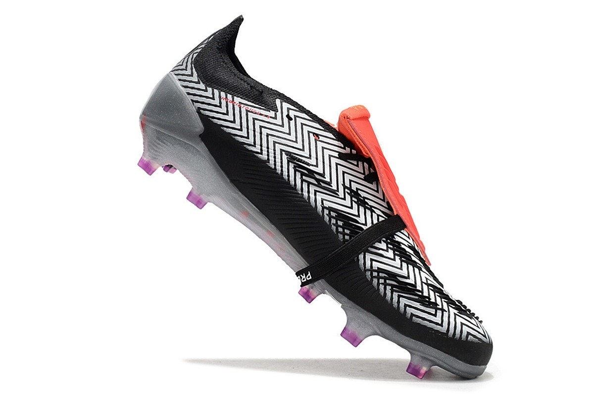 Adidas Predator Elite Foldover Tongue FG Zebra - Black/White/Red