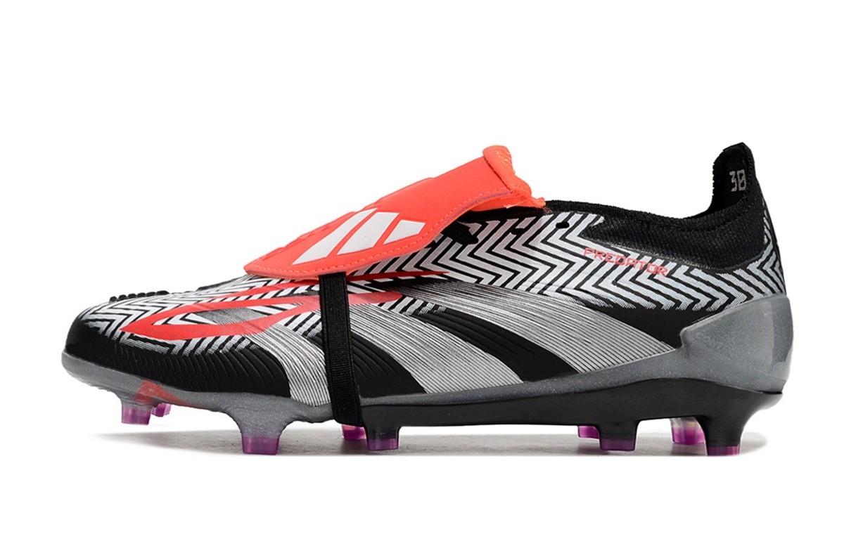 Adidas Predator Elite Foldover Tongue FG Zebra - Black/White/Red